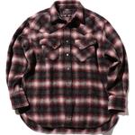 Клетчатая рубашка Plus Beams, черный - фото