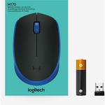 Беспроводная мышь Logitech M170 (синяя) - фото 6