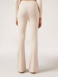 Расклешенные брюки CALZEDONIA, Ecru - фото 3