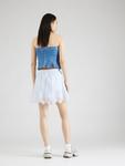 Юбка мини ONLY Skirt BONDI, цвет light blue/white - фото 4