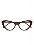Очки «кошачий глаз» Saint Laurent Eyewear, коричневый - фото