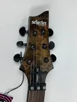 Schecter OMEN ELITE-6 FR Угольный + Чехол - Floyd Rose CHAR Электрогитара - СОВЕРШЕННО НОВАЯ - фото 17
