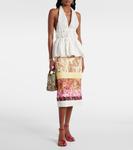 Собранный топ на завязках Dries Van Noten, белый - фото 2