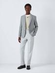 Блейзер Noah Grid Slim Fit Kin, Light Grey - фото 3