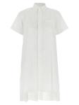 Платье-рубашка SACAI, белый - фото
