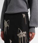 Шелковая миди-юбка с декоративными элементами Róhe, Black - фото 4