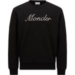 Свитшот с нашивкой-логотипом Moncler, черный - фото 3