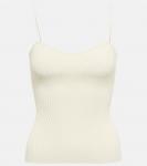 Топ Ziggy в рубчик KHAITE, белый - фото