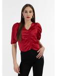 Faina Блузка красного цвета - фото 2