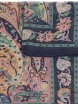 Шарф с узором "пейсли" Etro, синий - фото 4