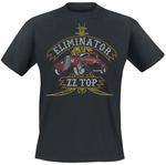 Футболка ZZ Top Eliminator Pinstripe, черный - фото
