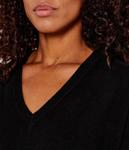 Свитер шерстяной Liu Jo Loose Fit, черный - фото 4