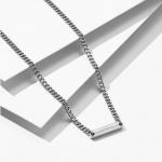 Колье с цепью curb и табличкой с логотипом EMPORIO ARMANI - фото 12