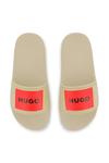 Детские шлепанцы Hugo, бежевый - фото 4