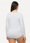 Футболка с длинным рукавом Ulla Popken, белый - фото 2