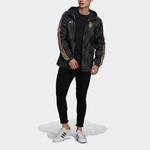 Куртка adidas Full Print Geometry Pattern Stripe Printing Logo Hooded Jacket Black, мультиколор - фото 3