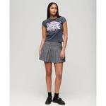 Футболка с коротким рукавом Superdry Varsity Burnout Cap, серый - фото 3