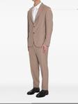 Однобортный костюм Tagliatore, нейтральный - фото 4