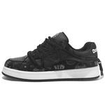 Низкие кеды для скейтбординга Unisex Doraemon, Яркий черный - фото 2