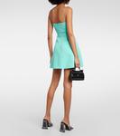 Мини-платье, украшенное кристаллами David Koma, мультиколор - фото 3