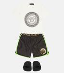 Плавки с принтом Versace, черный - фото 2