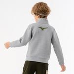 Детский свитшот Mizuno, серый - фото 12