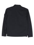 Stone Island Junior куртка-рубашка с нашивкой-логотипом, синий - фото 2