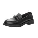 Лоферы женские черный Joshua Figure - фото