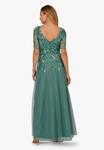 Платье Adrianna Papell BEADED MESH, Green Slate/Green - фото 3