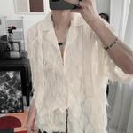 Рубашка Unisex Lapel Moderate Others ZIAREL, черный - фото 3