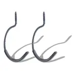 Пара больших крючков Delta Cycle, Silver/Red - фото 4