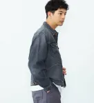 Джинсовая куртка Wrangler ОРИГИНАЛ, США 24MJZ, цвет Black Denim - фото 4