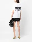 Футболка с логотипом MSGM, белый - фото 2
