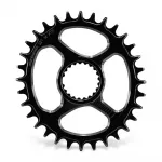 Звездочка Garbaruk Shimano XTR M9100 oval, серебряный - фото