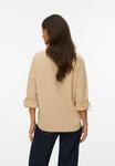Блуза Vero Moda VMELLY, Moonlight/Beige - фото 3