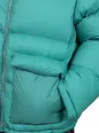 Пуховик на молнии Auralee, зеленый - фото 4