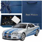 Собранные модели Skyline GTR R34 TY MODELS, фиолетовый - фото 4
