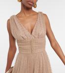 Мини-платье lola из тюля Altuzarra, бежевый - фото 4