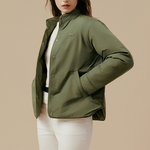 Пуховик женский LACOSTE, оливковый - фото 8