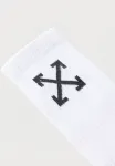 Носки arrow до середины икры Off-White, White/Black - фото 2