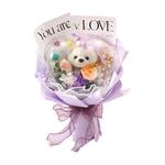 Плюшевый мишка в виде мультяшного зайчика TLXT, синий - фото 8