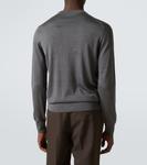 Шелковый свитер с логотипом Dolce&Gabbana, Dark Lead Grey - фото 4