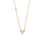 Элегантное колье с V-образным вырезом Lv M00857 Essential LOUIS VUITTON - фото 5