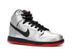 Кроссовки sb dunk high pro Nike, серебряный - фото 3