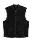 Otis Boxy Fit укороченный жилет AllSaints, Jet Black - фото 4
