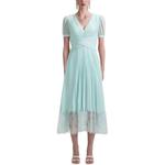 Женское платье с коротким рукавом Self portrait Self-portrait, синий - фото 6