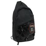 LINING Сумка через плечо унисекс черная, Black - фото 3