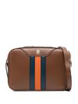 Сумка через плечо Bally с полосками, коричневый - фото