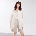 ELLE Рубашка Women's Ecru Lapel - фото 2