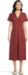 Платье Vince Camuto Tie Back Button Down Midi Dress, цвет Rustic - фото